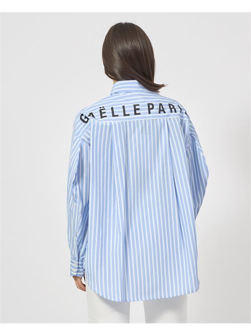 Chemise femme oversize rayée Gaelle Paris GAELLE PARIS | GAABW03913BL02